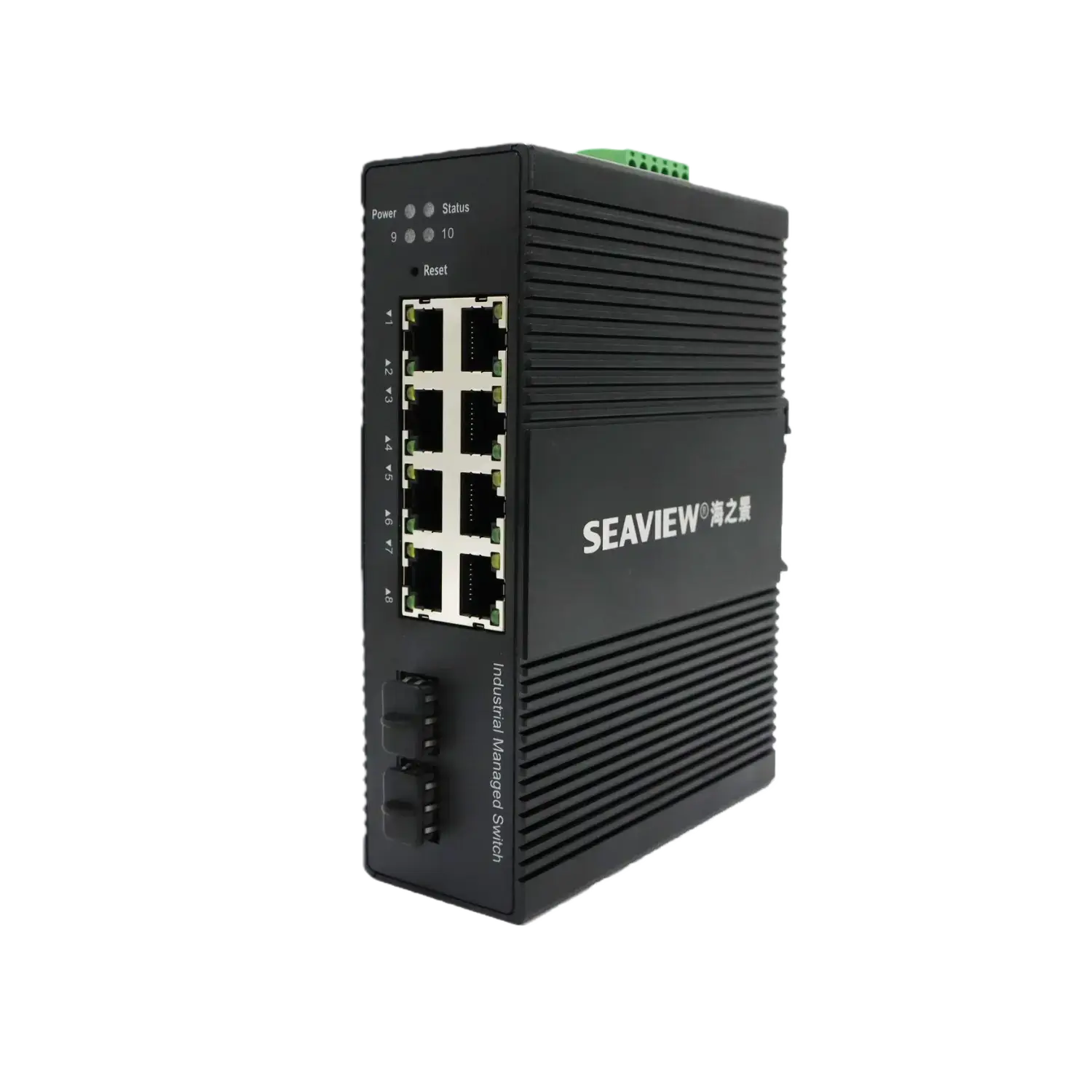 2 SFP Ports + 8 Gigabit Ports Industrial Layer 2 Managed Switch 01