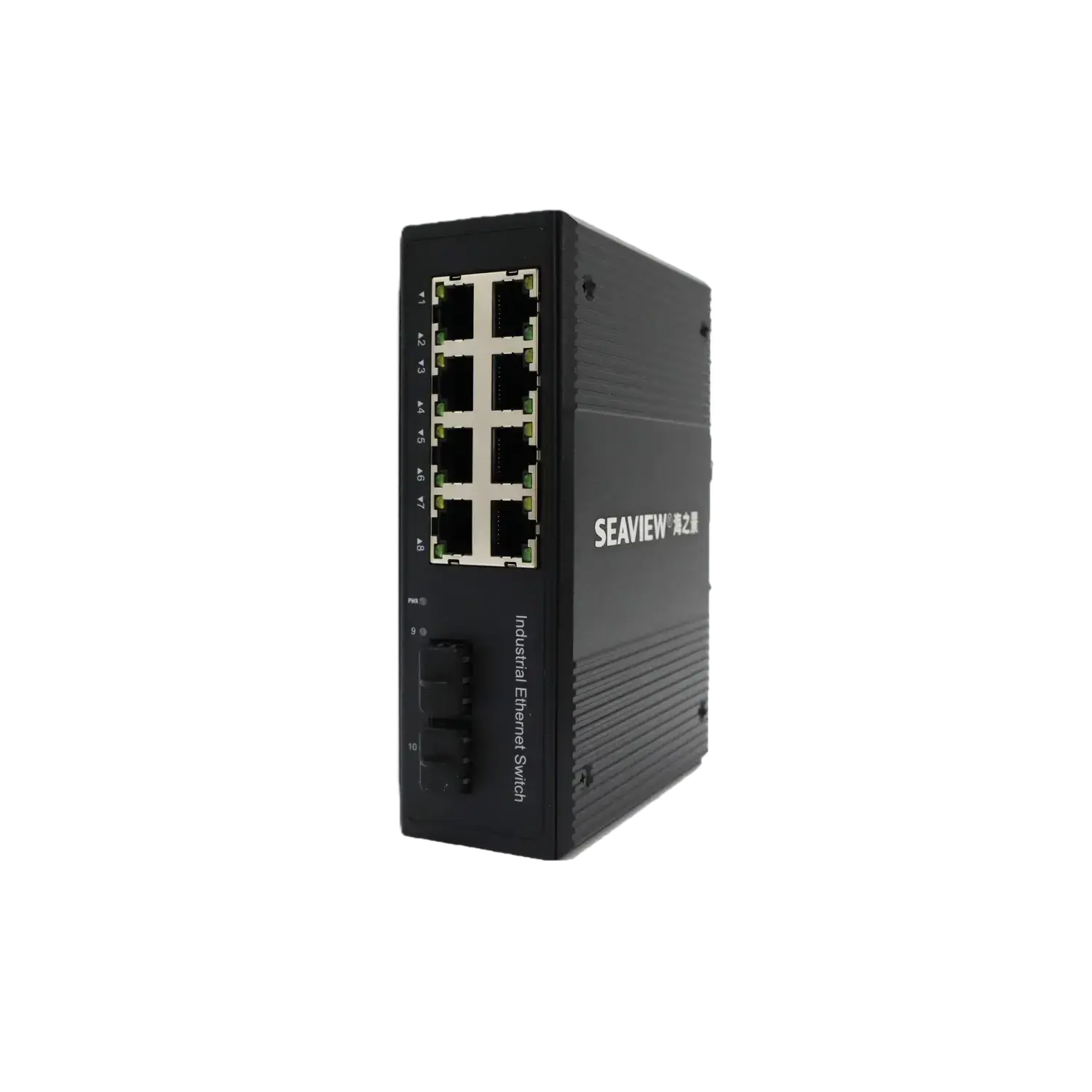 2 SFP Ports + 8 PoE Ports Industrial Layer 2 Managed PoE Switch 01